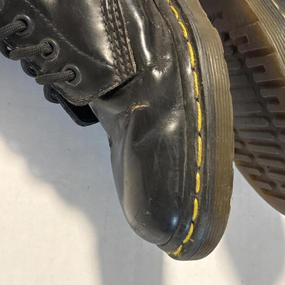 Dr Doc Martens Lace Up‎ Combat Work Slip Resistant Boots Black Leather Men’s 6 main image 8